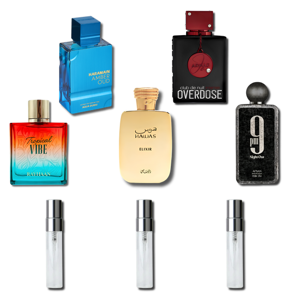 Pack 3 decants - Perfumes Árabes