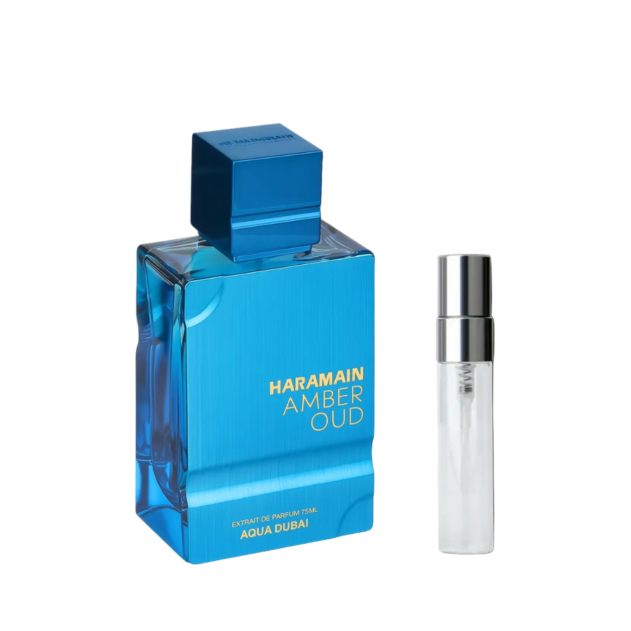 Decant - Al haramain Amber oud Aqua Dubai